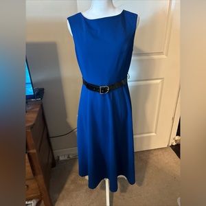 Tommy Hilfiger Royal Blue Midi Size 8 sleeveless